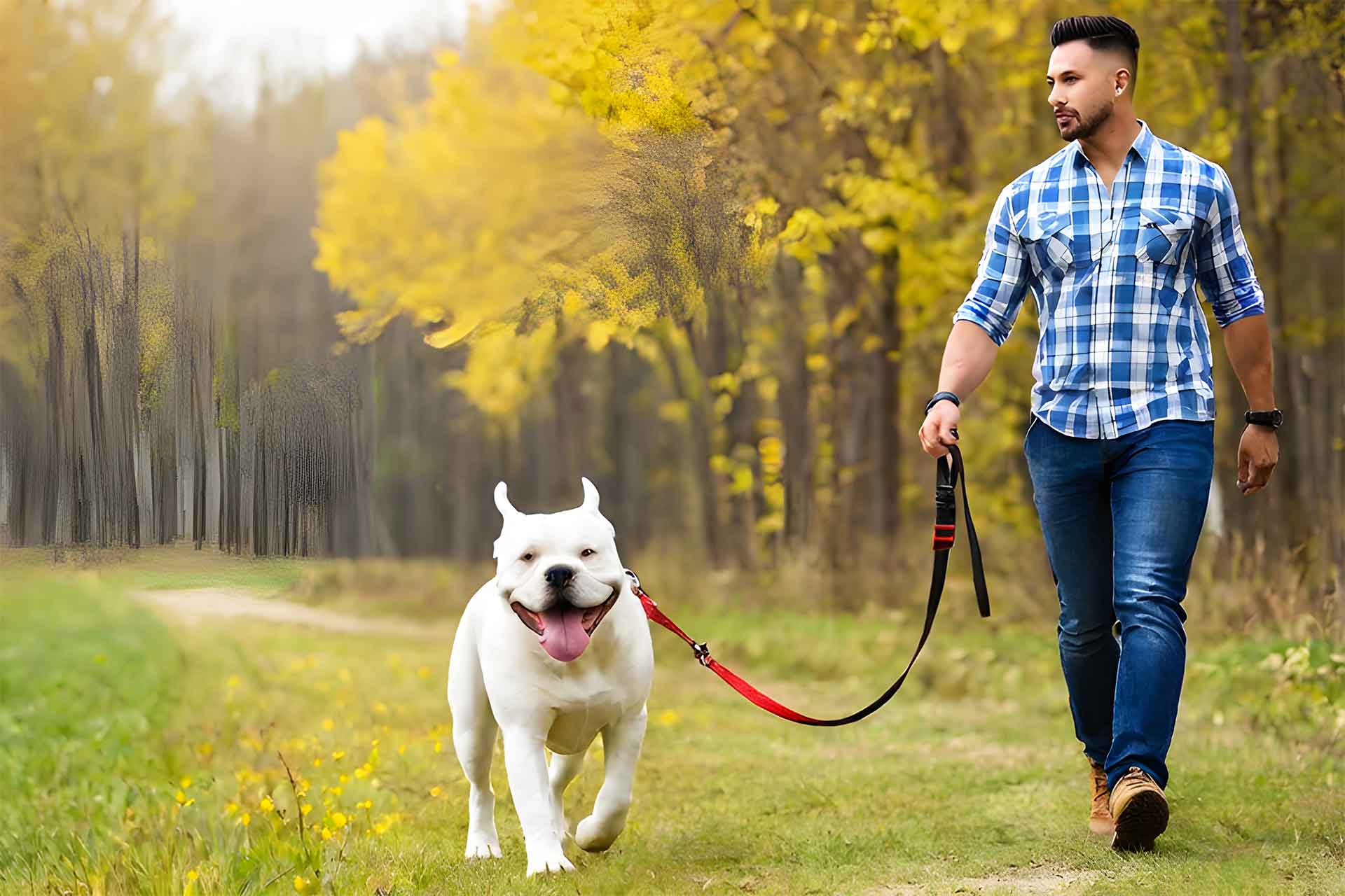 Прогулка улучшает здоровье собаки и продлевает её жизнь